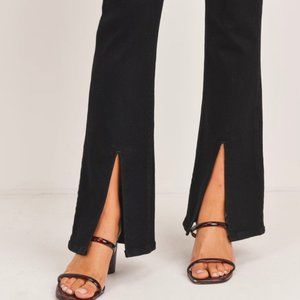 New black pants with front opening